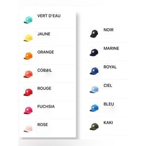 Master Listing - Baseball Hat Colors